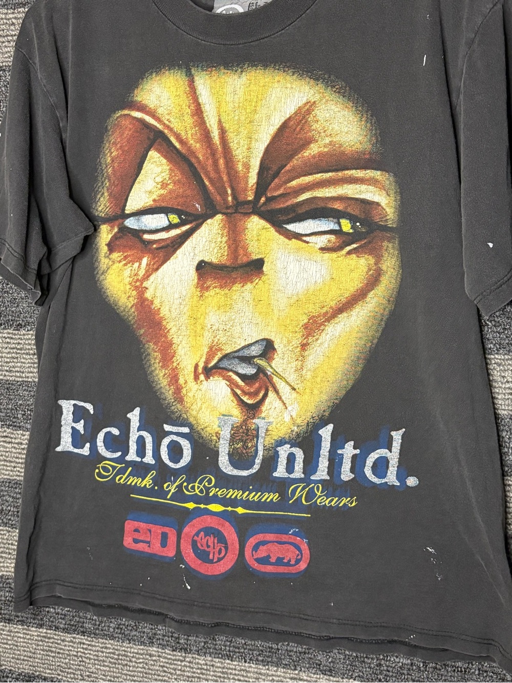Vintage 90’s Echo Unlimited Pre Ecko Original Print Hip Hop Streetwear T-Shirt M - Picture 2 of 9
